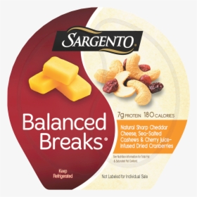 Balanced Breaks® Natural Sharp Cheddar Cheese With - Sargento Sweet Balanced Breaks, HD Png Download, Free Download