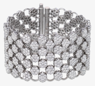 Mesh Style Diamond Bracelet, HD Png Download, Free Download