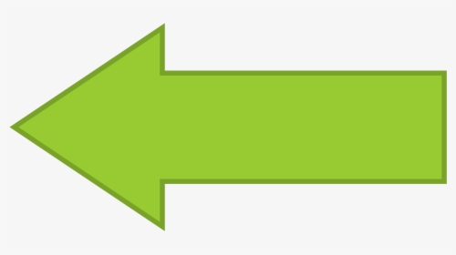 Left Facing Arrow Png Library Download File - Green Arrow Pointing Left, Transparent Png, Free Download