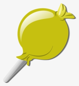 Lollipop Sweet Lolly Free Picture - Yellow Lolly, HD Png Download, Free Download