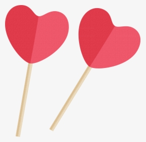 Transparent Cute Heart Lollipop, HD Png Download, Free Download