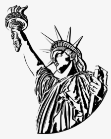 Liberty Statue, America, Patriotic, Usa, Independence - 1 Dollar Coin Png, Transparent Png, Free Download
