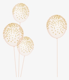 Clip Art Baloon Vector - Gold Balloons Transparent Background, HD Png Download, Free Download