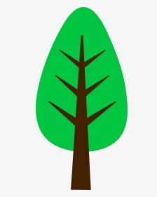 Cute Simple Green Tree - Cute Cartoon Tree Png, Transparent Png, Free Download