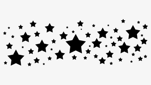 Star Silhouette Png - Black White Stars Clipart Transparent, Png Download, Free Download