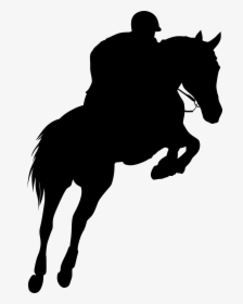 Hanoverian Horse Equestrian Show Jumping Horse Racing - Show Jumping Horse Silhouette, HD Png Download, Free Download