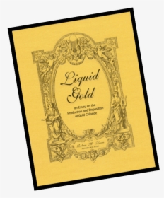 Liquid Gold - Gold Chloride - Illustration, HD Png Download, Free Download