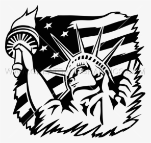 Statue Of Liberty Clipart Transparent - Statue Of Liberty Tribal, HD Png Download, Free Download