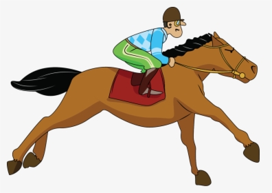 English Riding,pony,livestock - Horse Race Clip Art, HD Png Download, Free Download
