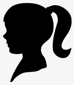 Girl Silhouette Svg Cut File - Girl Silhouette Svg Cut, HD Png Download, Free Download