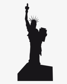 Statue Of Liberty Silhouette Png - Statue Of Liberty Art Simple, Transparent Png, Free Download