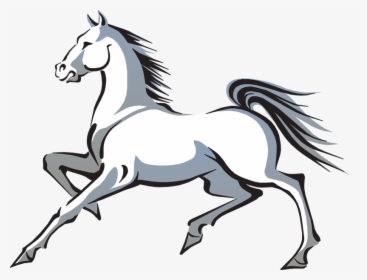 Horse Racing Clipart Free Clipart Images - Mustang Horse Transparent, HD Png Download, Free Download