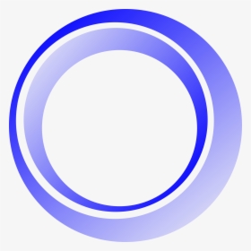 3d Blue Circle Png - Abstract Circle Border Png, Transparent Png, Free Download