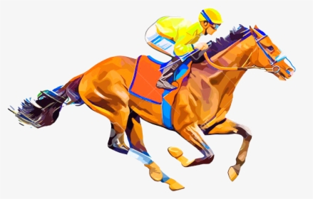#horse #racing #horseracing #jockey #freetoedit - Horse Racing Vector Png, Transparent Png, Free Download