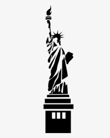 Psychology Today - Stencil Statue Of Liberty, HD Png Download, Free Download