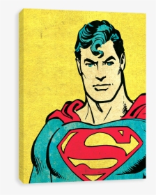 Superman Character Crop - Superman Cartoon Face Drawing, HD Png Download, Free Download