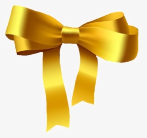 Golden Ribbon Png Pic - Gold Ribbon Png, Transparent Png, Free Download