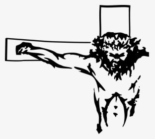 Bible Story Jesus Raised - Jesus On The Cross Svg, HD Png Download, Free Download