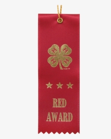 Red Award Ribbon - Christmas Ornament, HD Png Download, Free Download
