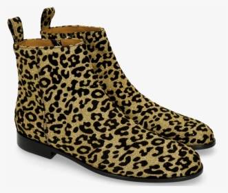 Ankle Boots Susan 43 Leo Glitter Gold - Chelsea Boot, HD Png Download, Free Download