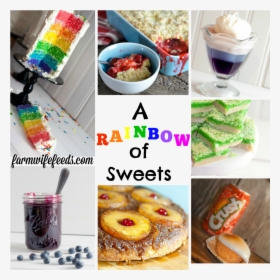 A Rainbow Of Sweets From Farmwife Feeds To Celebrate - Custard Tart, HD Png Download, Free Download