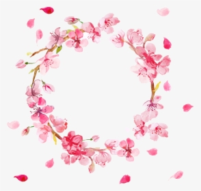 Design,cherry Blossom - Circulo De Flores Png, Transparent Png, Free Download