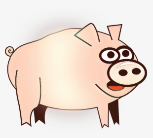 Pig, Pig Smoking, Cattle, Domestic Pig, Cartoon Png - Cartoon, Transparent Png, Free Download