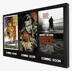 Door Mounted Triple Opening Led Poster Case , Png Download - Raging Bull Dvd Cover, Transparent Png, Free Download