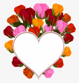Rose Heart Bouquet Free Picture, HD Png Download, Free Download