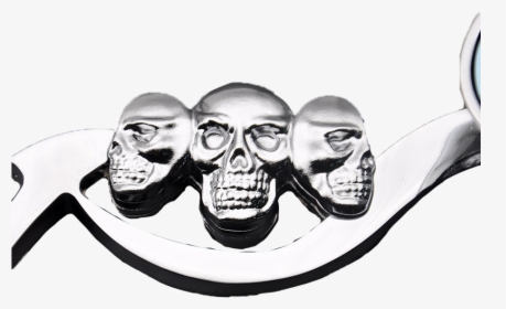 Flames & Skulls Side Mirrors - Skull, HD Png Download, Free Download