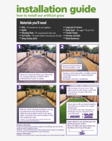 Artificial Grass Diy Installation Guide - Artificial Grass Pile Direction, HD Png Download, Free Download