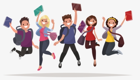 Free Download Student School - Students Png Cartoon, Transparent Png, Free Download