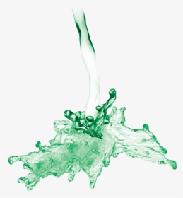 Green Water Splash Png , Png Download - Water Green Png, Transparent Png, Free Download