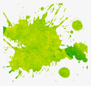 Splash Watercolor Green Png , Png Download - Green Colour Splash Png, Transparent Png, Free Download