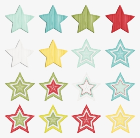 Cute Colorful Stars Clipart, HD Png Download, Free Download