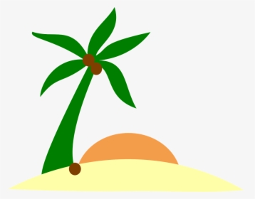 Palm Tree Island Png, Transparent Png, Free Download