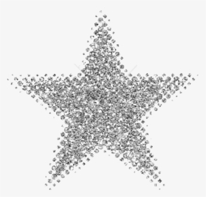 White Star Png Transparent Background- - Glitter Star Transparent Background, Png Download, Free Download