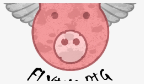 Flying Pig - Cartoon - Cartoon, HD Png Download, Free Download