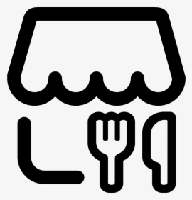 List Of Restaurants - Restaurant Icon White Png, Transparent Png, Free Download
