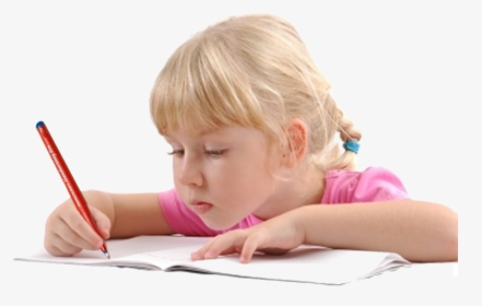 Children Writing Png, Transparent Png, Free Download