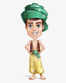 Amir The Sand Prince - Arab Prince Cartoon Character, HD Png Download, Free Download