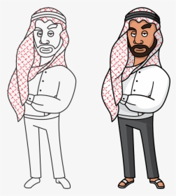 Arabian, Prince, Arabic, Man, Traditional, Ethnic - Arabian Vector, HD Png Download, Free Download