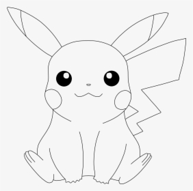 How To Draw Pikachu In Steps - Sketch, HD Png Download, Free Download