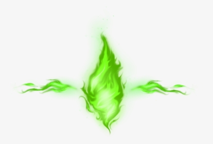 Green Fire No Background, HD Png Download, Free Download