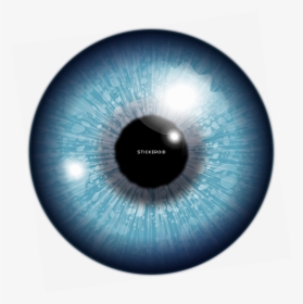 Blue Eyes Png - Blue Contact Lens Png, Transparent Png, Free Download