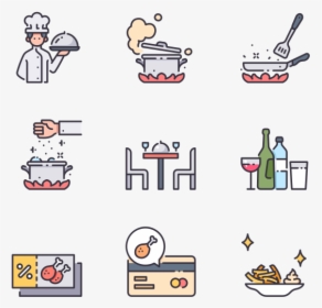 Restaurants And Dining - Cartoon, HD Png Download, Free Download