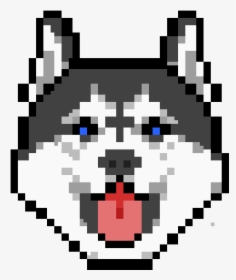 Husky Dog Pixel Art, HD Png Download, Free Download