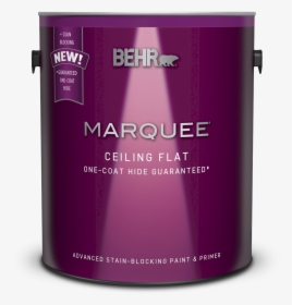 Can Of Behr Marquee Ceiling Flat Paint And Primer, HD Png Download, Free Download