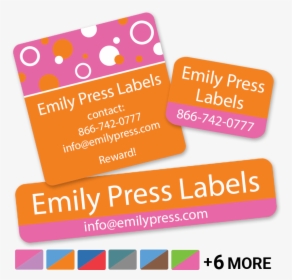 Phone Number Address Labels - Pattern, HD Png Download, Free Download