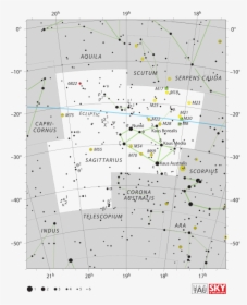 Sagittarius Constellation Location, HD Png Download, Free Download